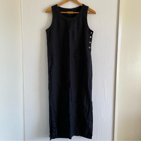 Jute Essentials Dresses & Skirts - Black Linen Dress Size M